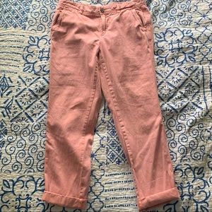 J. Crew Nantucket Red Broken-in Chinos
